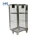 Heavy Duty Wearehouse and Store Wire Mesh Roll Cage Container